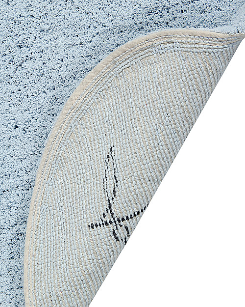 Lorena Canals Puffy Dream, Machine Washable Cloud Rug, Blue - 110