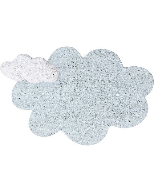 Lorena Canals Puffy Dream, Machine Washable Cloud Rug, Blue - 110 x 170 cm Carpets