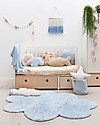 Lorena Canals Puffy Dream, Machine Washable Cloud Rug, Blue - 110 x 170 cm Carpets