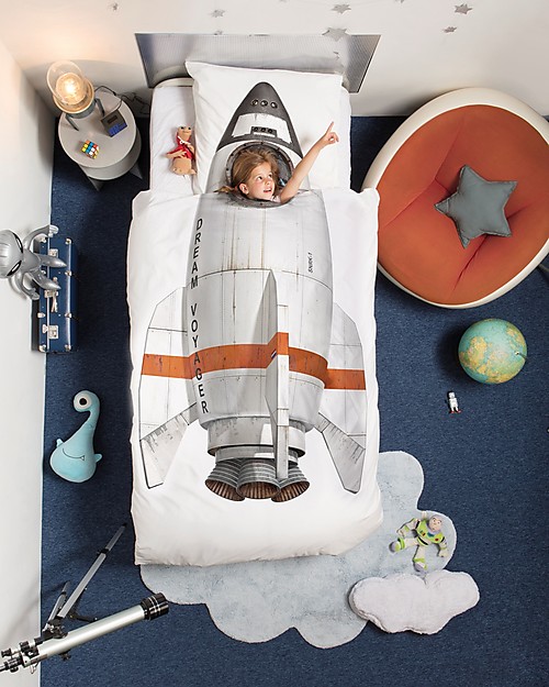 Lorena Canals Puffy Dream, Machine Washable Cloud Rug, Blue - 110 x 170 cm Carpets