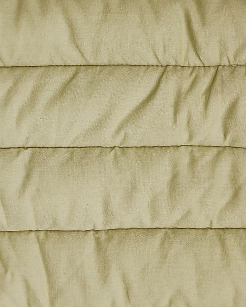 Lorena Canals Reversible Play Mat - Leaf - Olive Green - GOTS Organic Cotton - Bamboo Collection - Diameter 100 cm Carpets