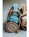 Lorena Canals Ride & Roll Safari Set - Jeep + Track - Eco City - Blue/Caramel/Red - 4 meter long Roll! Playmats