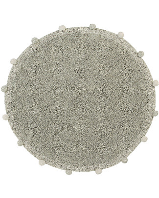 Lorena Canals Round Machine Washable Rug Bubbly - Olive - 120 cm diameter Carpets
