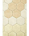 Lorena Canals Round Rug - Honeycomb - Ivory/Golden - Cotton - Planet Bee Collection - Diameter 140 cm Carpets