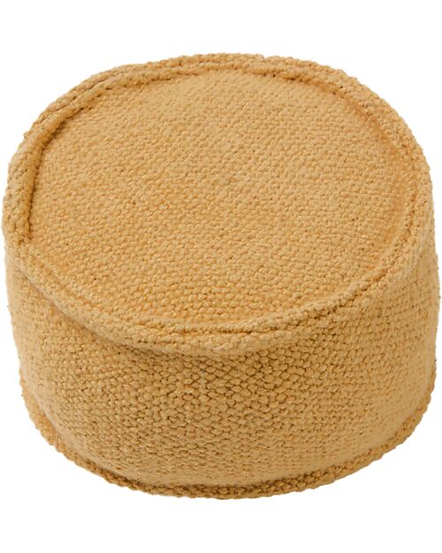 Lorena Canals Sana Set - Cradle/Rug/Basket/Pouf - 100% Recycled Material - Mini Lorena Collection - 22 x 32 x 16 cm Dolls