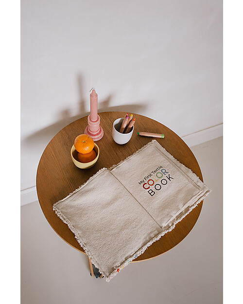 Lorena Canals Sensory Fabric Book - Colors Theme - Organic Cotton - New Green Toys Collection Sensory Games_