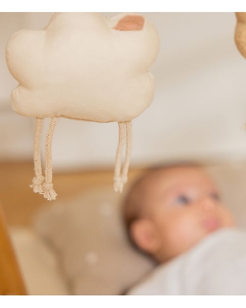 Lorena Canals Set of 3 Rattle Toy Hangers - Little Sheep - 100