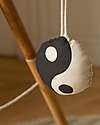 Lorena Canals Set of 3 Rattle Toy Hangers - Panda - 100% Organic Cotton GOTS - Bamboo Collection - 40 x 50 cm Baby Gym