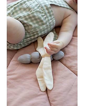 Lorena Canals Set of 3 Ruffled Toys and Rattles - Lily Pond - Fantasy Garden - GOTS Cotton Rattles