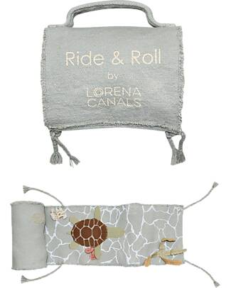 Lorena Canals Set Ride & Roll The Sea - Turtle - Cotton - Sea Wonders Collection - Track 4 meters long! Playmats