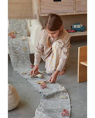 Lorena Canals Set Ride & Roll The Sea - Turtle - Cotton - Sea Wonders Collection - Track 4 meters long! Playmats