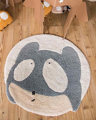 Lorena Canals Shaped Rug Astromouse - Wool (100 cm) - Antislip Underlay Carpets