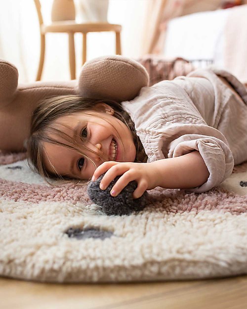 Lorena Canals Shaped Rug Miss Mighty Mouse - Wool (100x120 cm) - Antislip Underlay Carpets