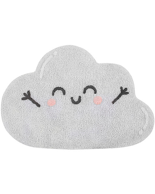 Lorena Canals Shaped Washable Rug Happy  Cloud - 100% cotton (85x120 cm) Carpets