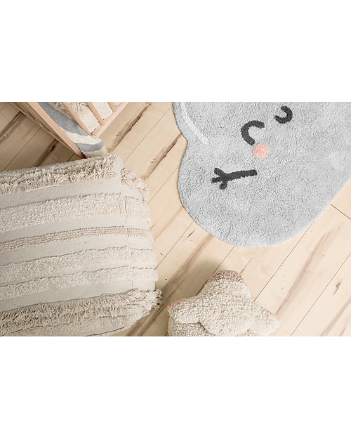 Lorena Canals Shaped Washable Rug Happy  Cloud - 100% cotton (85x120 cm) Carpets