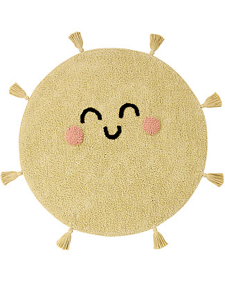 Lorena Canals Shaped Washable Rug You are my Sunshine - Cotton (100 cm) Carpets