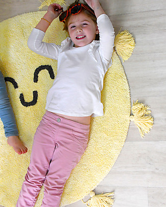 Lorena Canals Shaped Washable Rug You are my Sunshine - Cotton (100 cm) Carpets