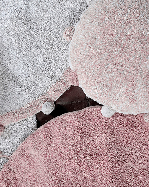 Lorena Canals Sleepover Pouffe 2-in-1 Lou - Vintage Nude - Diametre 120 cm Carpets
