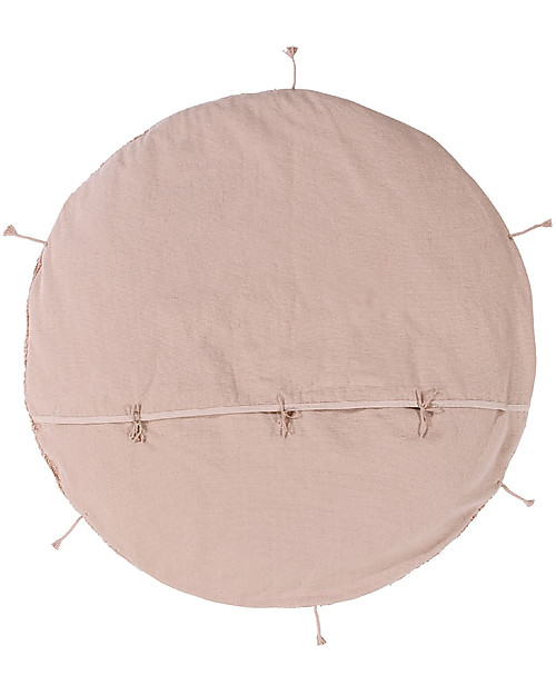 Lorena Canals Sleepover Pouffe 2-in-1 Lou - Vintage Nude - Diametre 120 cm Carpets