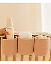 Lorena Canals Storage Basket - Bobby Vintage Nude - Cotton - Bamboo Collection - 12 x 32 x 10 cm Storage organisers