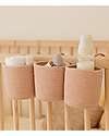 Lorena Canals Storage Basket - Bobby Vintage Nude - Cotton - Bamboo Collection - 12 x 32 x 10 cm Storage organisers