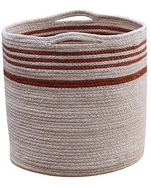Lorena Canals Twin Toffee Storage Basket - Diameter 30x30 cm Storage organisers