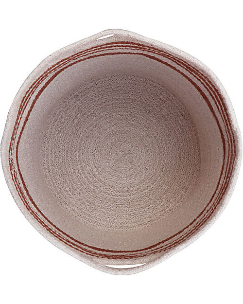 Lorena Canals Twin Toffee Storage Basket - Diameter 30x30 cm Storage organisers