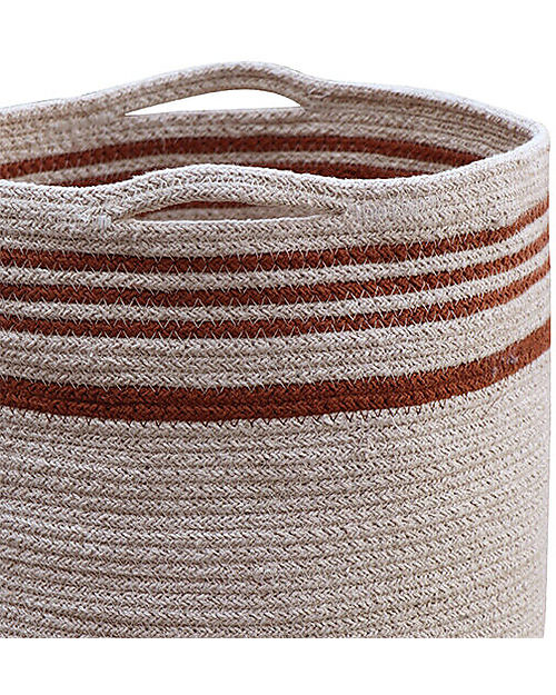 Lorena Canals Twin Toffee Storage Basket - Diameter 30x30 cm Storage organisers