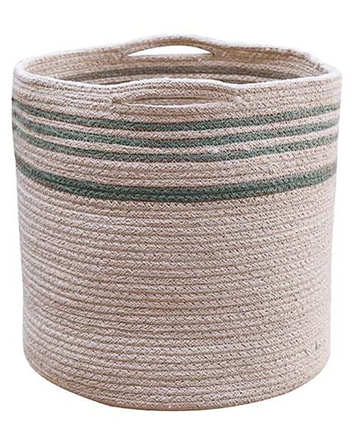 Lorena Canals Twin Vintage Blue Storage Basket - Diameter 30x30 Storage organisers