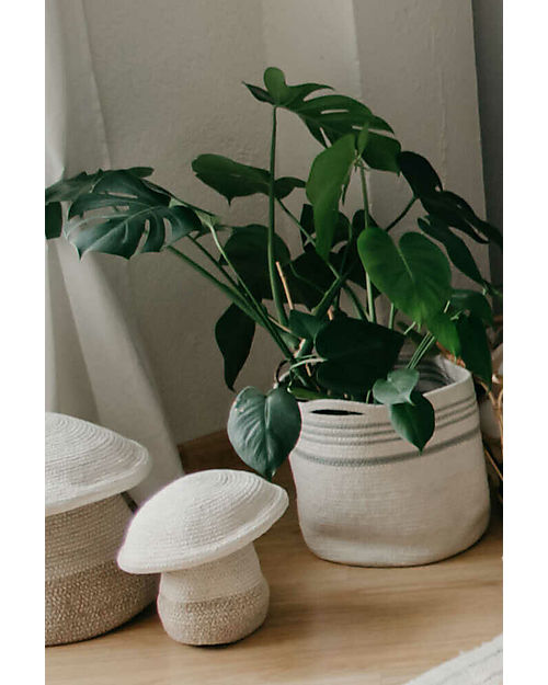 Lorena Canals Twin Vintage Blue Storage Basket - Diameter 30x30 Storage organisers