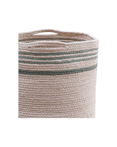 Lorena Canals Twin Vintage Blue Storage Basket - Diameter 30x30 Storage organisers