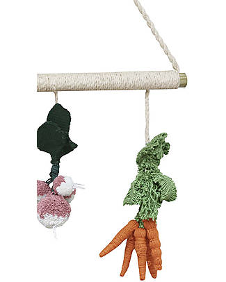 Lorena Canals Wall hanger Veggies - Oli&Carol - Cotton - (30x44 cm) Hangers