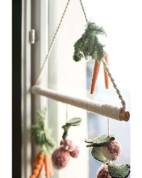 Lorena Canals Wall hanger Veggies - Oli&Carol - Cotton - (30x44 cm) Wall Decorations