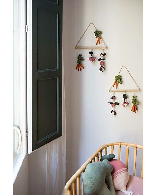 Lorena Canals Wall hanger Veggies - Oli&Carol - Cotton - (30x44 cm) Wall Decorations
