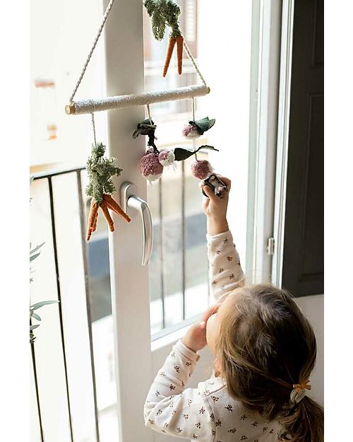 Lorena Canals Wall hanger Veggies - Oli&Carol - Cotton - (30x44 cm) Wall Decorations