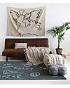 Lorena Canals Wall Hanging Canvas Map, Natural - 120 x 160 cm Wall Decorations