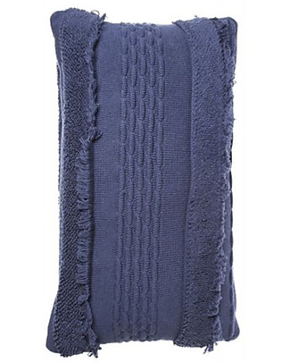 Lorena Canals Washable Knitted Cushion Early Hours, Air Alaska Blue (30 x 50 cm) Pillows