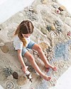 Lorena Canals Washable Play Rug Path of Nature - Natural - Cotton (120x160 cm) Pouf
