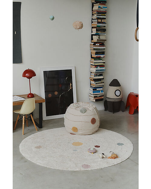 Lorena Canals Washable Play Rug - Solar System - Astronaut Collection - Diameter 150 cm Playmats