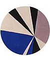 Lorena Canals Washable Round Rug Geometric design Klein - 100% cotton (160 cm) Carpets