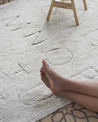 Lorena Canals Washable Rug - ABC M - RugCycled Collection (140cm x 200cm) Carpets
