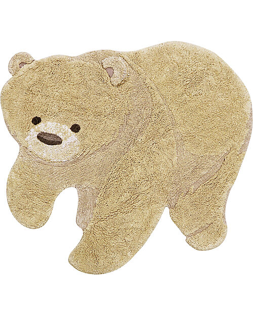 Lorena Canals Washable Rug - Bear - Cotton - Animal Rugs Collection - 120 x 122 cm Carpets
