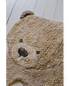 Lorena Canals Washable Rug - Bear - Cotton - Animal Rugs Collection - 120 x 122 cm Carpets