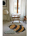Lorena Canals Washable Rug - Bee - Black/Yellow - Cotton - Planet Bee Collection - 140 x 200 cm Carpets