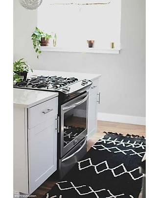 Lorena Canals Washable Rug Bereber S - Black & White - (80x230 cm) Carpets