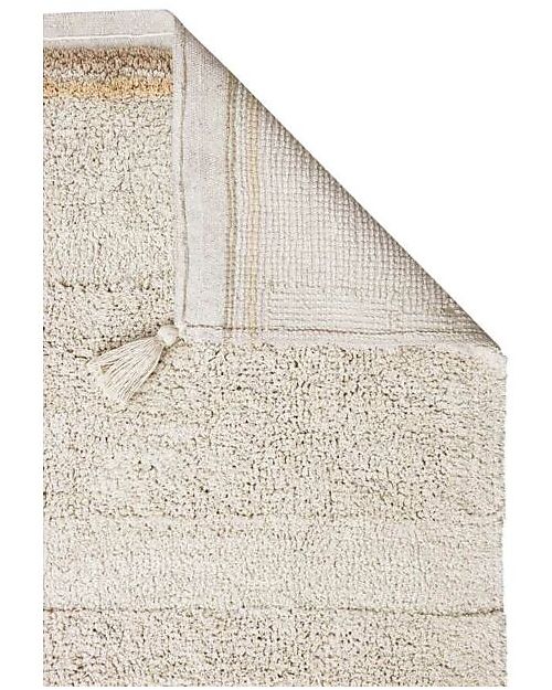 Lorena Canals Washable Rug - Bloom Natural - Fantasy Garden - Natural and Pink - Cotton - (120x160 cm) Carpets