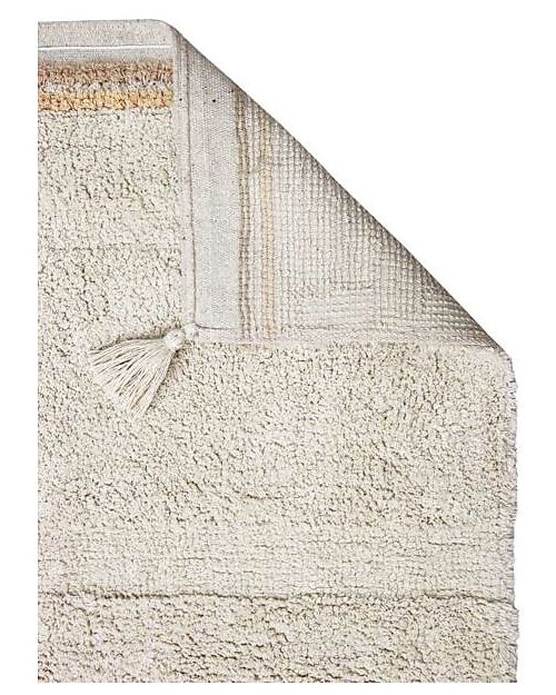 Lorena Canals Washable Rug - Bloom Natural - Fantasy Garden - Natural and Pink - Cotton - (90x130 cm) Carpets