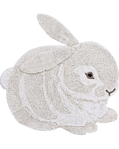 Lorena Canals Washable Rug - Bunny - Cotton - Animal Rugs Collection - 130 x 135 cm Carpets