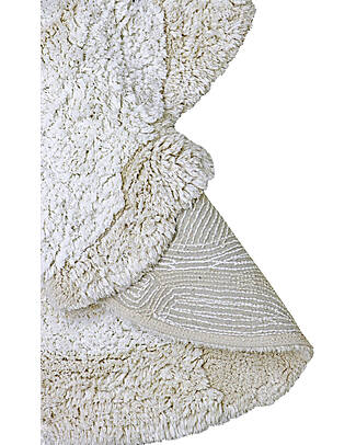 Lorena Canals Washable Rug - Bunny - Cotton - Animal Rugs Collection - 130 x 135 cm Carpets
