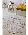 Lorena Canals Washable Rug - Bunny - Cotton - Animal Rugs Collection - 130 x 135 cm Carpets